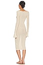 view 3 of 3 Netia Long Sleeve Midi Dress in Ivory