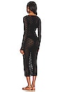 view 3 of 3 Sabella Pointelle Midi Dress in Black