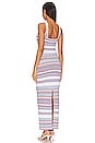 view 3 of 3 Phila Maxi Dress in Cream & Blue Multi