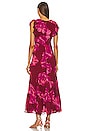 view 3 of 3 Althea Maxi Dress in Pink Magnolia Floral