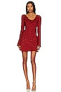 view 1 of 3 Faith Mini Dress in Deep Red