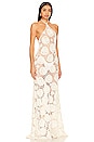 view 2 of 3 Thalassa Floral Crochet Dress in White