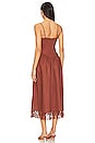 view 3 of 3 Lexi Midi Dress in Chocolate Brown