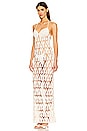 view 2 of 3 Marla Crochet Maxi Dress in White