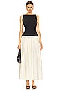 view 1 of 3 Matteah Maxi Dress in Black & Ivory