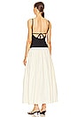 view 3 of 3 Matteah Maxi Dress in Black & Ivory