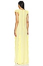 view 4 of 4 Taylor Gown in Soft Yellow