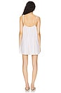 view 3 of 3 Linda Mini Dress in Beige & White Stripe