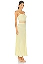 view 2 of 3 Yokine Midi Dress in Light Baby Yellow