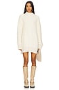 view 1 of 4 Reina x Emily Gemma Sweater Dress in Ivory