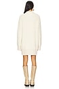 view 3 of 4 Reina x Emily Gemma Sweater Dress in Ivory