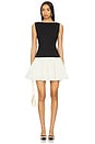 view 1 of 3 Phoebe Mini Dress in Black And White