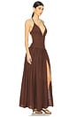 view 2 of 3 Saylor Maxi Dress in Chocolate Brown