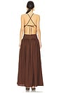 view 3 of 3 Saylor Maxi Dress in Chocolate Brown