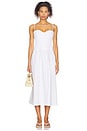 view 1 of 3 Clea Midi Dress in White