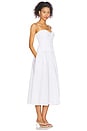 view 2 of 3 Clea Midi Dress in White