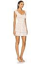 view 2 of 3 Loren Mini Dress in Cream & Lavender Floral