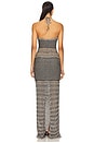 view 3 of 4 Wisteria Maxi Dress in Black & White
