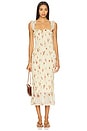 view 1 of 4 Esmie Midi Dress in Cream & Rose Floral