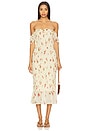view 2 of 4 Esmie Midi Dress in Cream & Rose Floral
