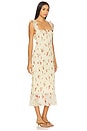 view 3 of 4 Esmie Midi Dress in Cream & Rose Floral