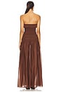 view 3 of 3 Lucie Maxi Dress in Chocolate Brown