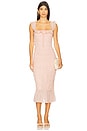 view 1 of 3 x Yhasmina Ferrara Esmie Midi Dress in Light Pink