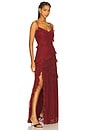 view 2 of 3 VESTIDO CAILA in Wine