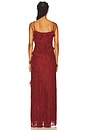 view 3 of 3 VESTIDO CAILA in Wine