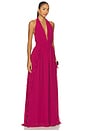 view 1 of 3 x Yhasmina Ferrara Lenora Maxi Dress in Raspberry