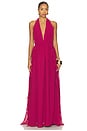 view 2 of 3 x Yhasmina Ferrara Lenora Maxi Dress in Raspberry