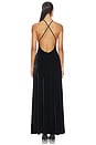 view 3 of 3 Marilyn Velvet Gown in Black