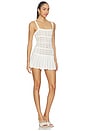 view 2 of 3 Bonnie Open Stitch Mini Dress in Ivory