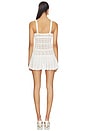 view 3 of 3 Bonnie Open Stitch Mini Dress in Ivory