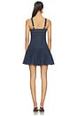 view 3 of 3 Harlow Mini Dress in Indigo