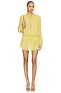 view 2 of 4 Gianna Mini Dress in Chartreuse