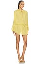 view 3 of 4 Gianna Mini Dress in Chartreuse