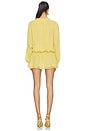 view 4 of 4 Gianna Mini Dress in Chartreuse