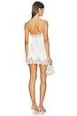 view 4 of 4 Lio Silk Mini Dress in Ecru