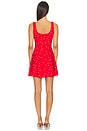 view 3 of 3 VESTIDO ADALYN in Red & Ivory Polka Dot