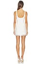 view 3 of 3 VESTIDO MADEYLN in White Seersucker