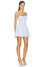 view 2 of 4 VESTIDO CARMEN in Light Blue Stripe