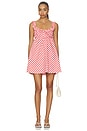 view 1 of 4 Rae Mini Dress in Red Gingham