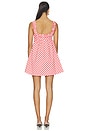 view 3 of 4 Rae Mini Dress in Red Gingham