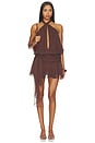 view 1 of 3 VESTIDO ETTA in Brown