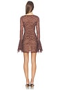 view 4 of 4 Molley Mini Dress in Brown
