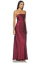 view 2 of 3 Madeline Gown in Wine