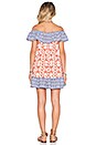 view 3 of 4 Taylor Dress in Cobalt & Rust