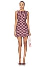 view 1 of 4 Margo Mini Dress in Maroon Plaid Multi