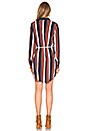 view 4 of 5 James Shirt Dress in 70's Stripe